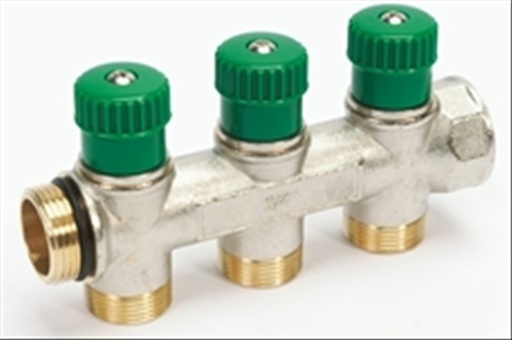[225071004] Begetube warmgeperste koll.3/4- 4 regelkranen WIT        v28