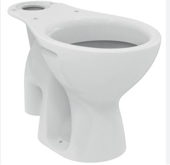 [R341801] Ideal Standard Alpha Staande WC diepspoel S 110 - voor combinatie Glossy white