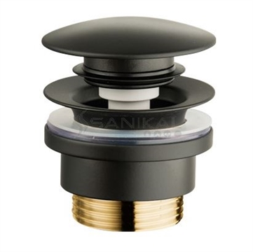 [UD425S13] Cristina 1"1/4 U/D afvoer voor wastafel mat zwart