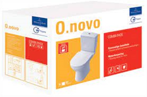 [5661W301] Villeroy & Boch O.Novo Combi pack staand afv.VERTIC +quickrel/softclose