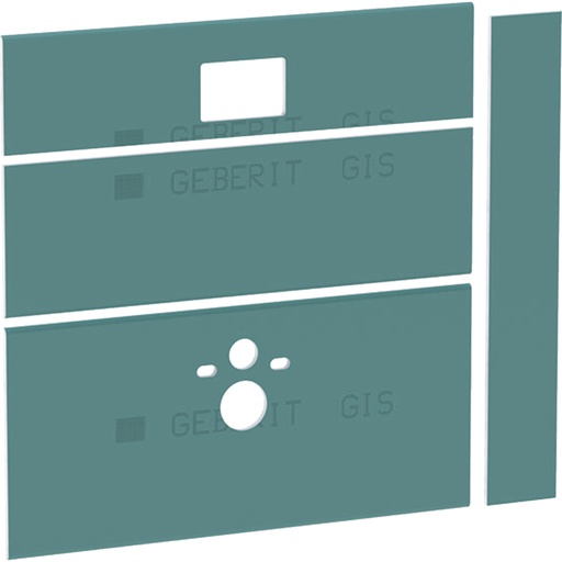 [442.331.00.1] Geberit GISeasy set platen voor hang-wc, voor Sigma inbouwspoelreservoir 12 cm