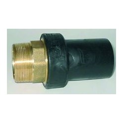 [ERFM321] Elofit puntstuk in messing vr aardgas PE diam 32*1"M