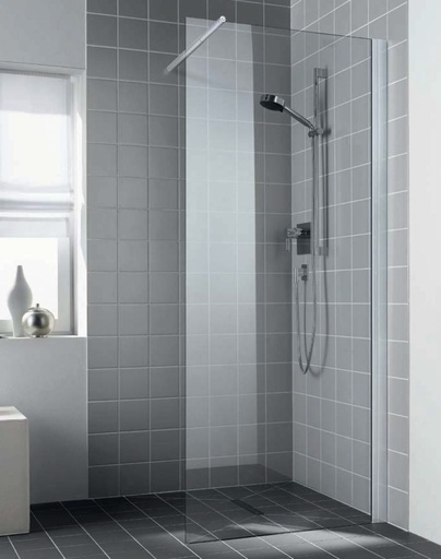 [8F TWF 12020 1AA] Alsan Walk In B1200mm regelbaar 1175-1205mm helder/zilver