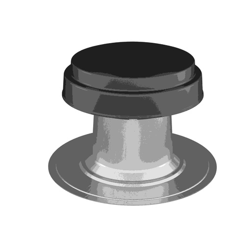 [143101] Ubbink FlatRoofVent niet-doolopendniet-geisoleerd 110mm