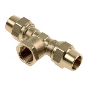 [37210] Bonfix Knelfitting gas - T stuk 22x 1/2 F x 22 mm