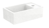 [E211201] Ideal Standard i.life S Fontein cube 370x210 mm kraanvlak rechts Glossy white
