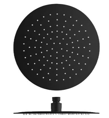 [PD95313] Cristina sandwich hoofddouche Ø30cm mat zwart