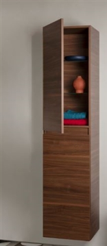 [60/H35/225] Detremmerie Alaska (35cm) - Walnut Kolomkast  met 2 deuren greeploos