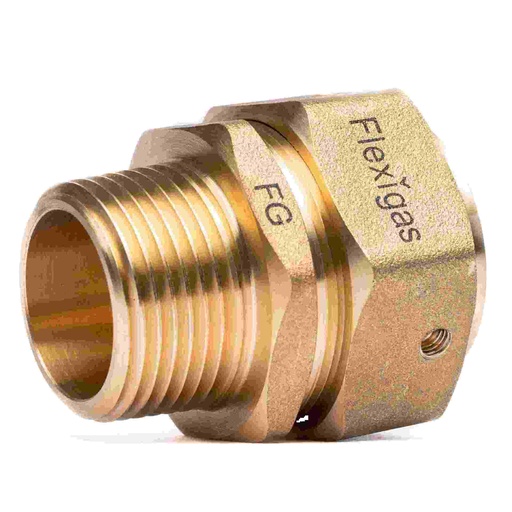 [FLEX-SM2810] Flexigas Mannelijke overgangskoppeling DN28x1"