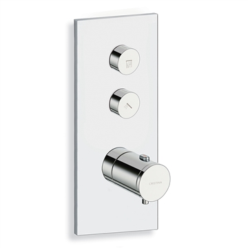 [XT61251] Cristina XT Afwerkingsset thermostaatkraan met 2 uitgangen chroom
