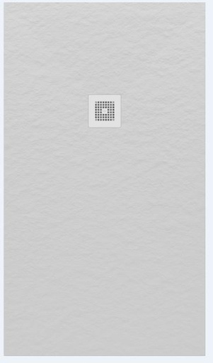 [PS-ICT-032.BCO CAJA] Alsan Alaska SolidStone tub 160x90 incl sifon en wit rooster