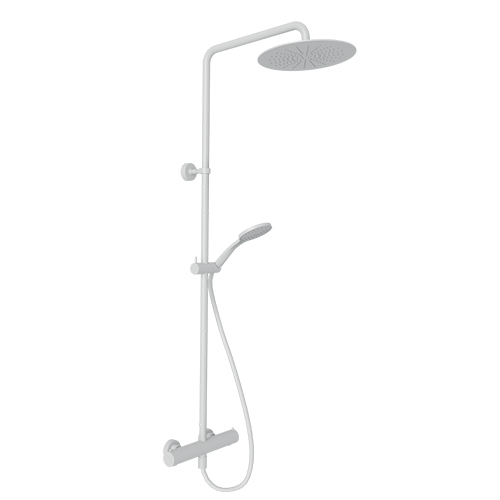[TV44824] Cristina TricVerde showerpipe mat wit